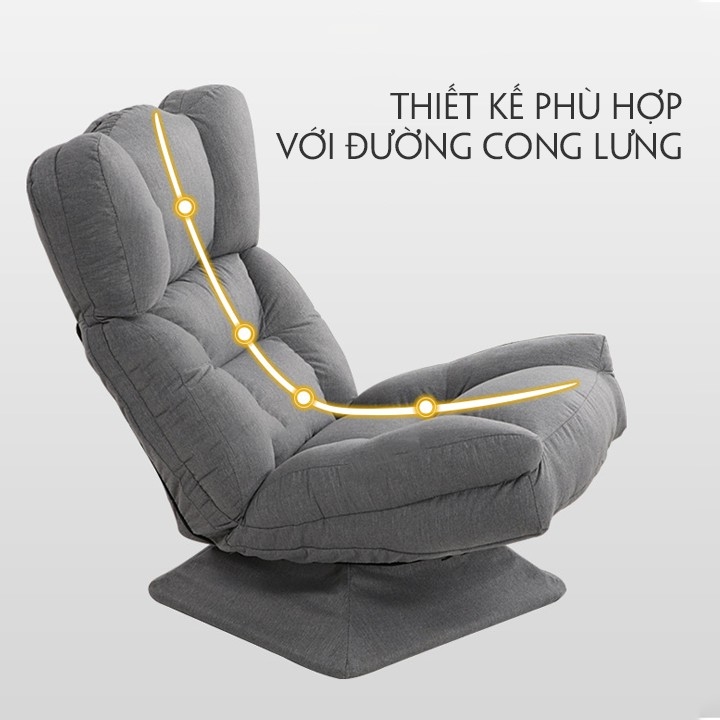 Ghế đơn thư giãn xoay 360 độ – Queen