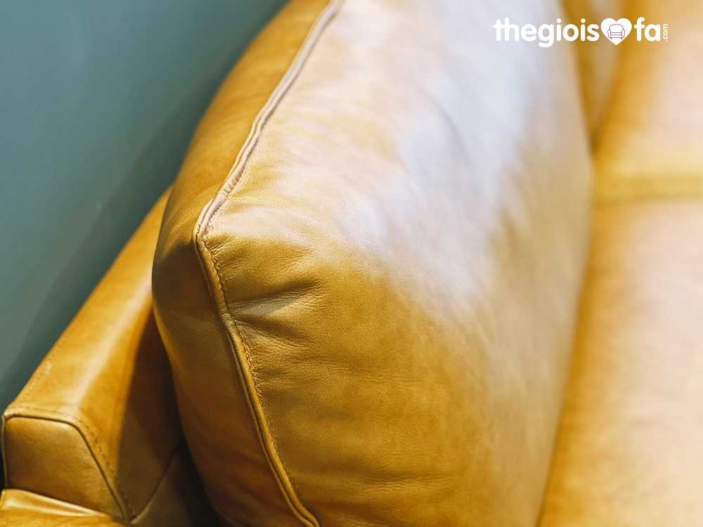 Ghế sofa văng phòng khách da thật Kuka 5607