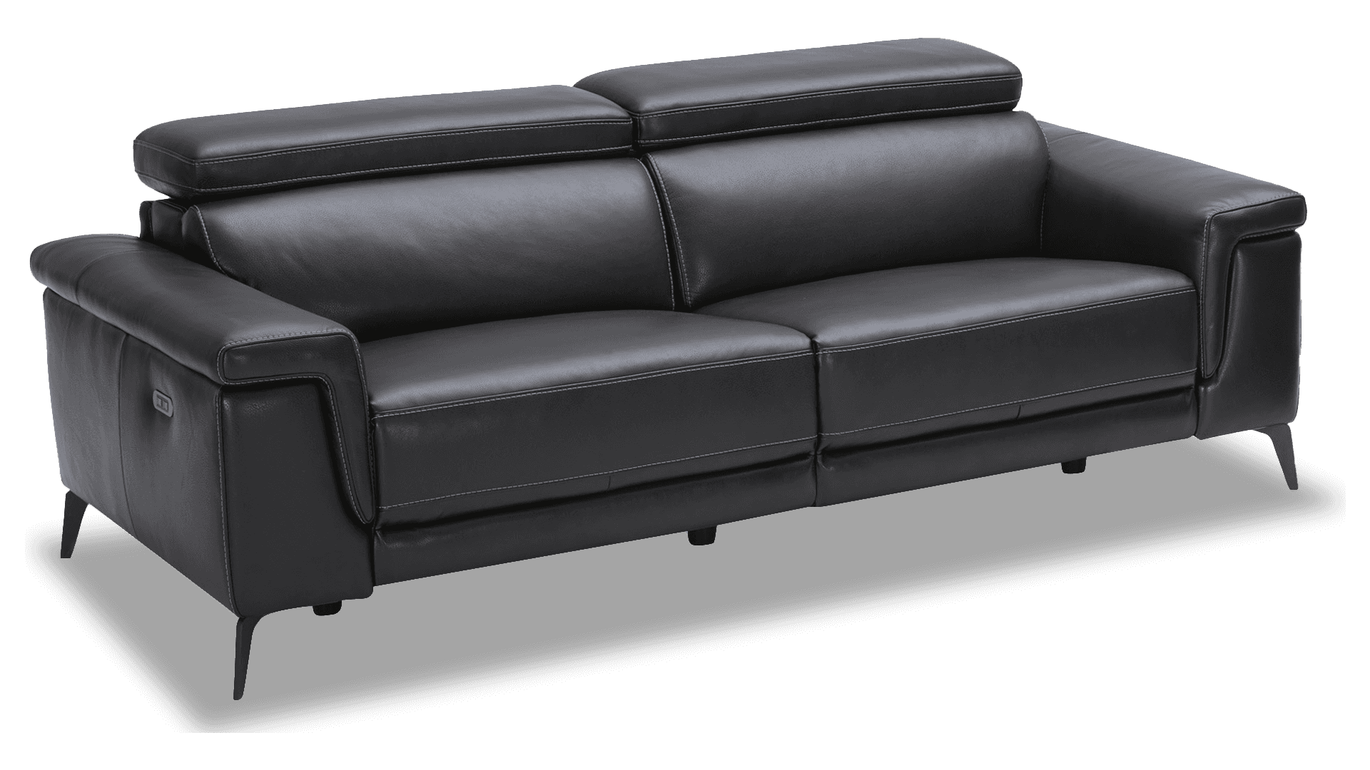 Sofa Văng điện Kuka 5319 da bò thật tiếp xúc màu xanh biển (M2732K) 215x103/162x79/99