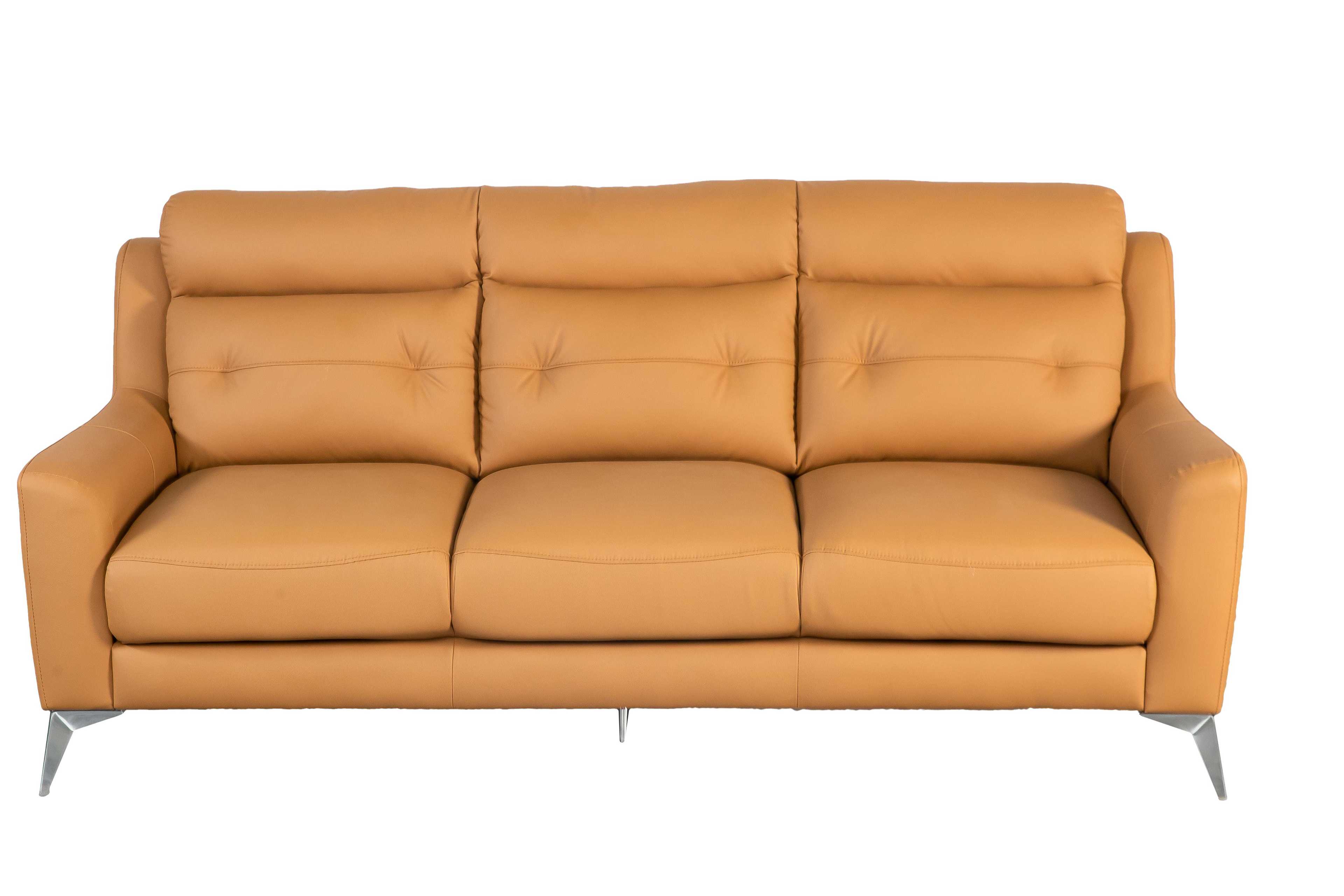 Sofa văng/băng Sofaland Hilbert Da bò thật tiếp xúc Màu da bò 2050 x 910 x 950