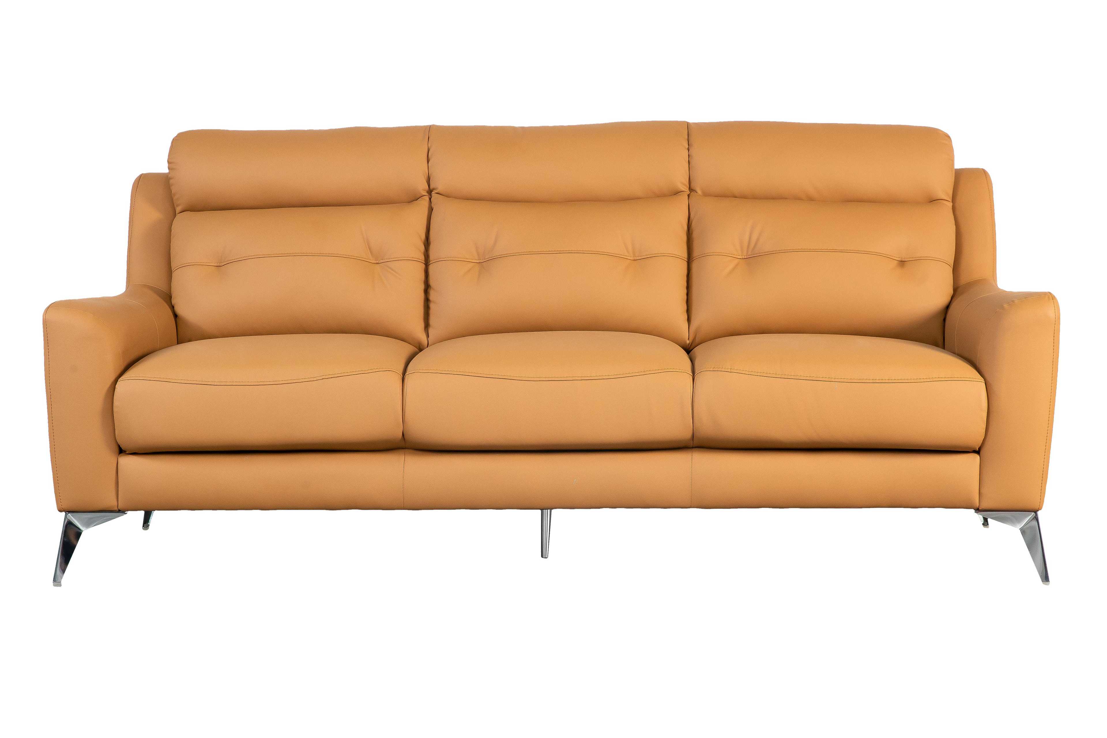 Sofa văng/băng Sofaland Hilbert Da bò thật tiếp xúc Màu da bò 2050 x 910 x 950