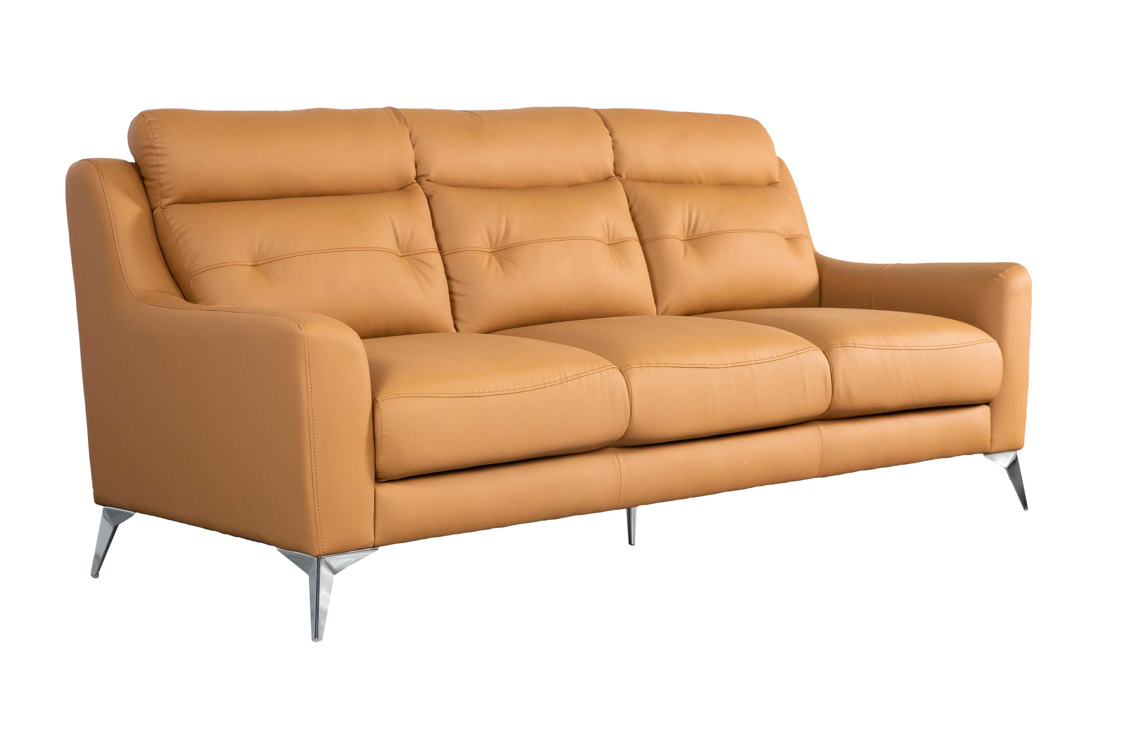 Sofa văng/băng Sofaland Hilbert Da bò thật tiếp xúc Màu da bò 2050 x 910 x 950