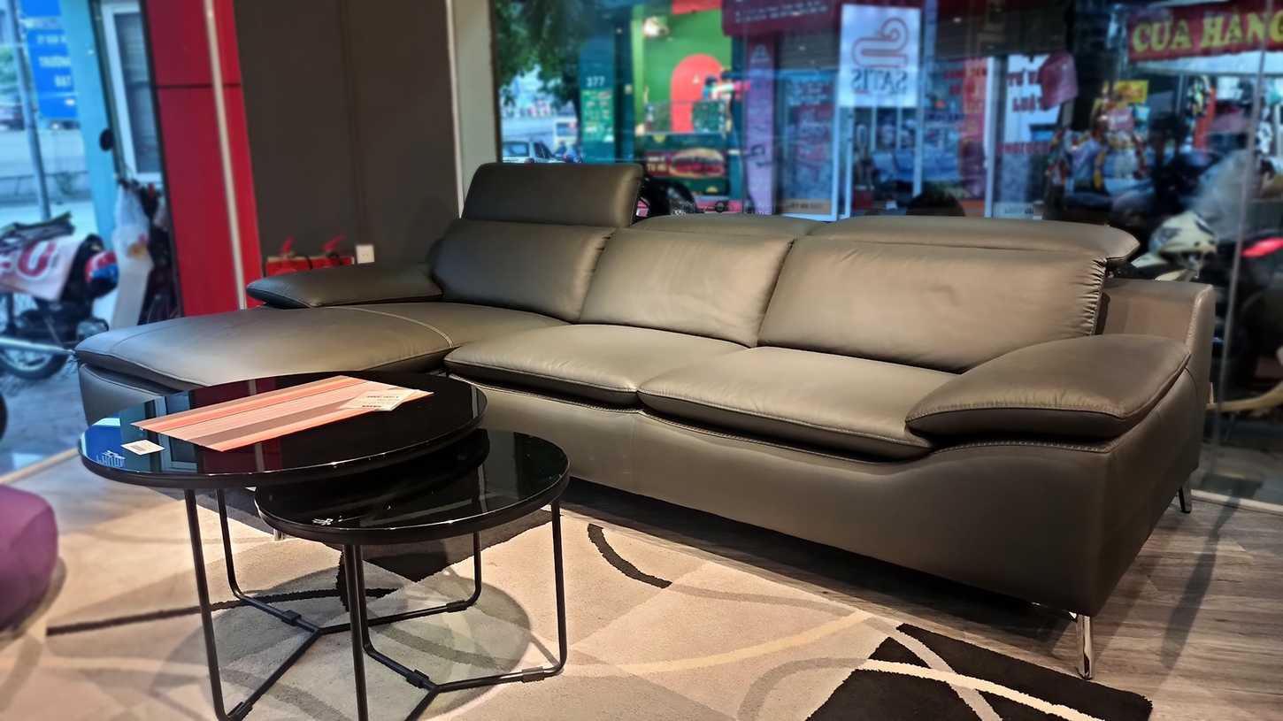 Sofa da góc trái Malaysia (1029 MAXX  2L)