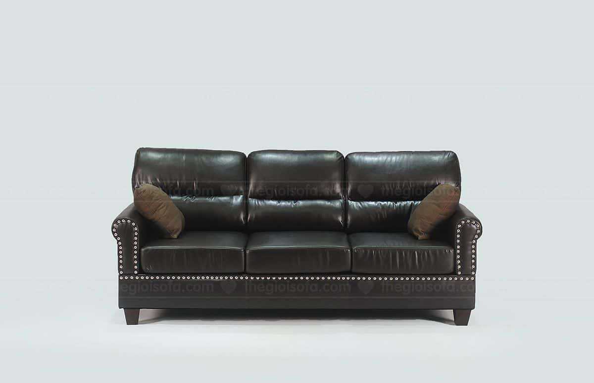 Sofa da phòng khách Sofaland Vasanti 3S