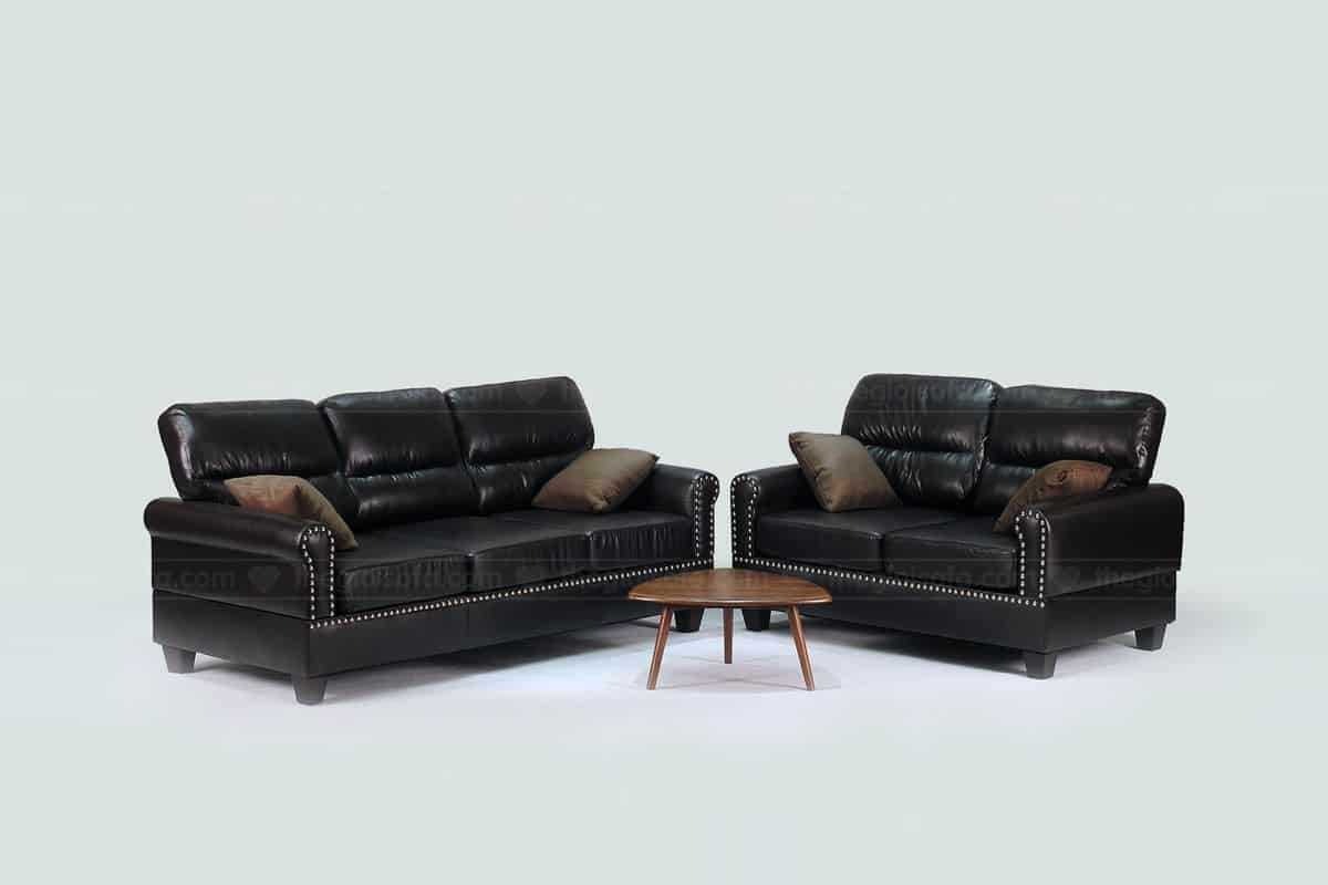 Sofa da phòng khách Sofaland Vasanti 3S