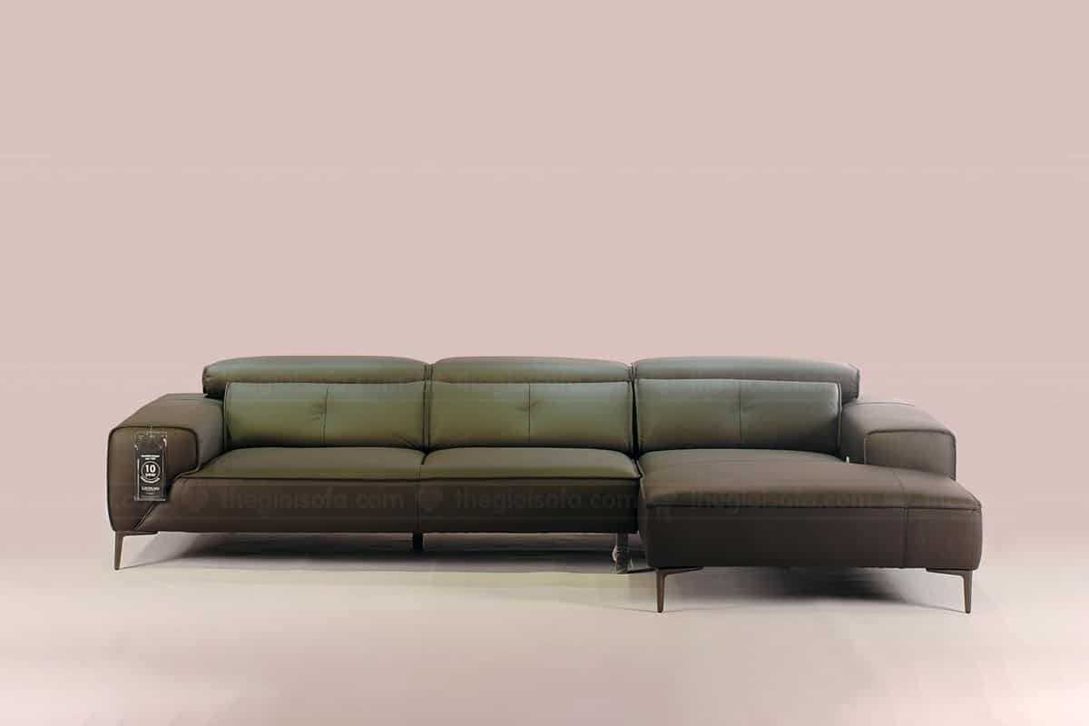 Sofa góc da nhập khẩu Malaysia 1130