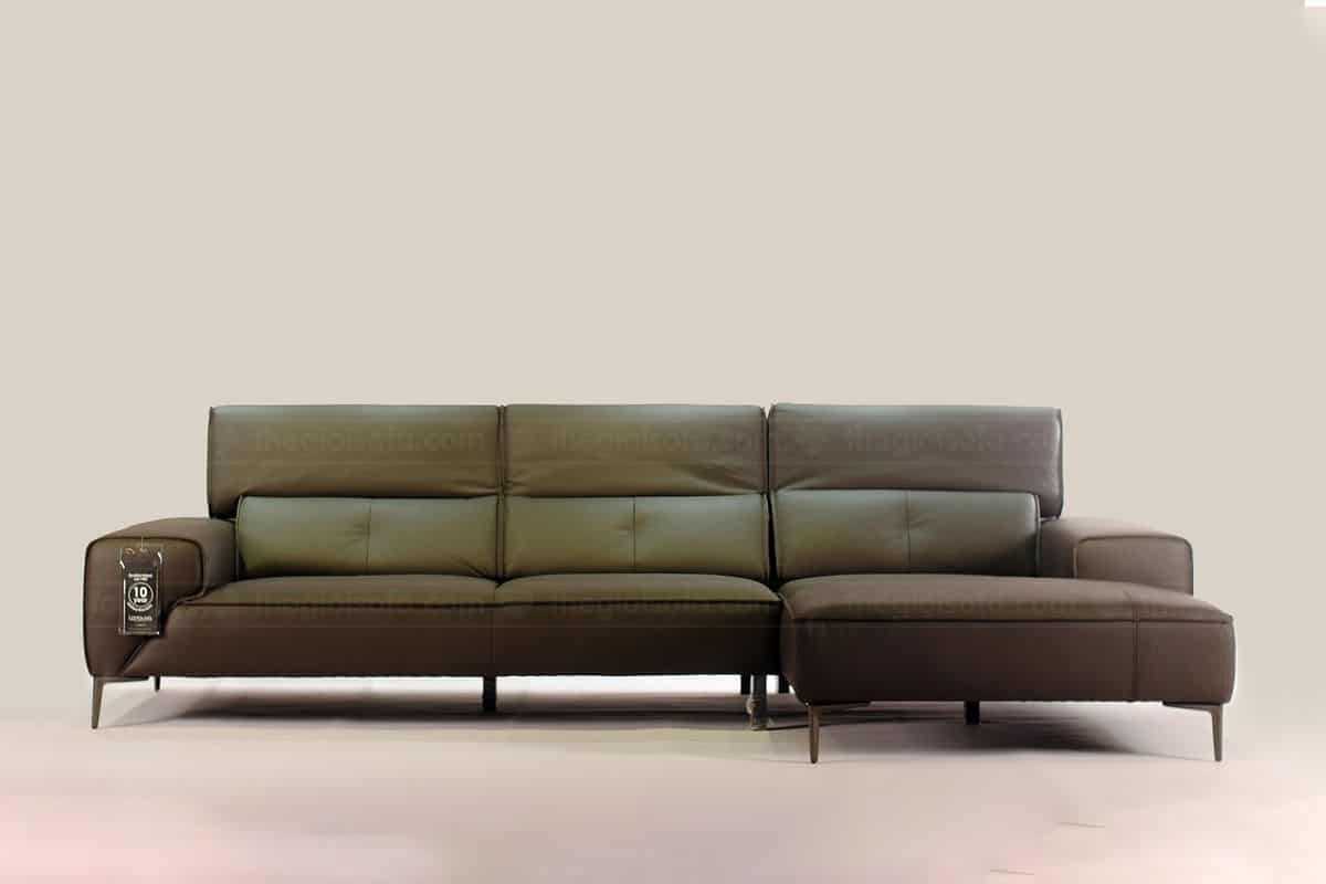 Sofa góc da nhập khẩu Malaysia 1130