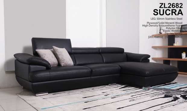 Sofa góc phòng khách nhập khẩu Malaysia ZL2682