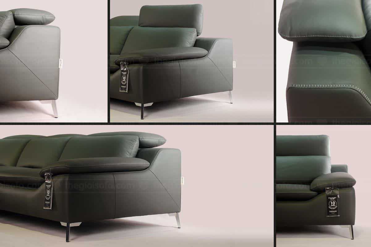 Sofa Góc da thật nhập khẩu Malaysia Max
