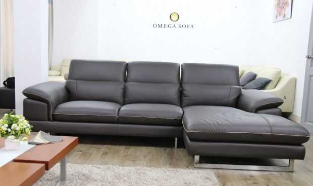 Sofa Góc da thật nhập khẩu Malaysia – KH 270