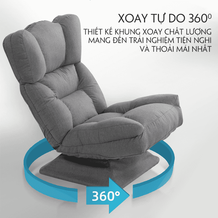 Ghế đơn thư giãn xoay 360 độ – Queen