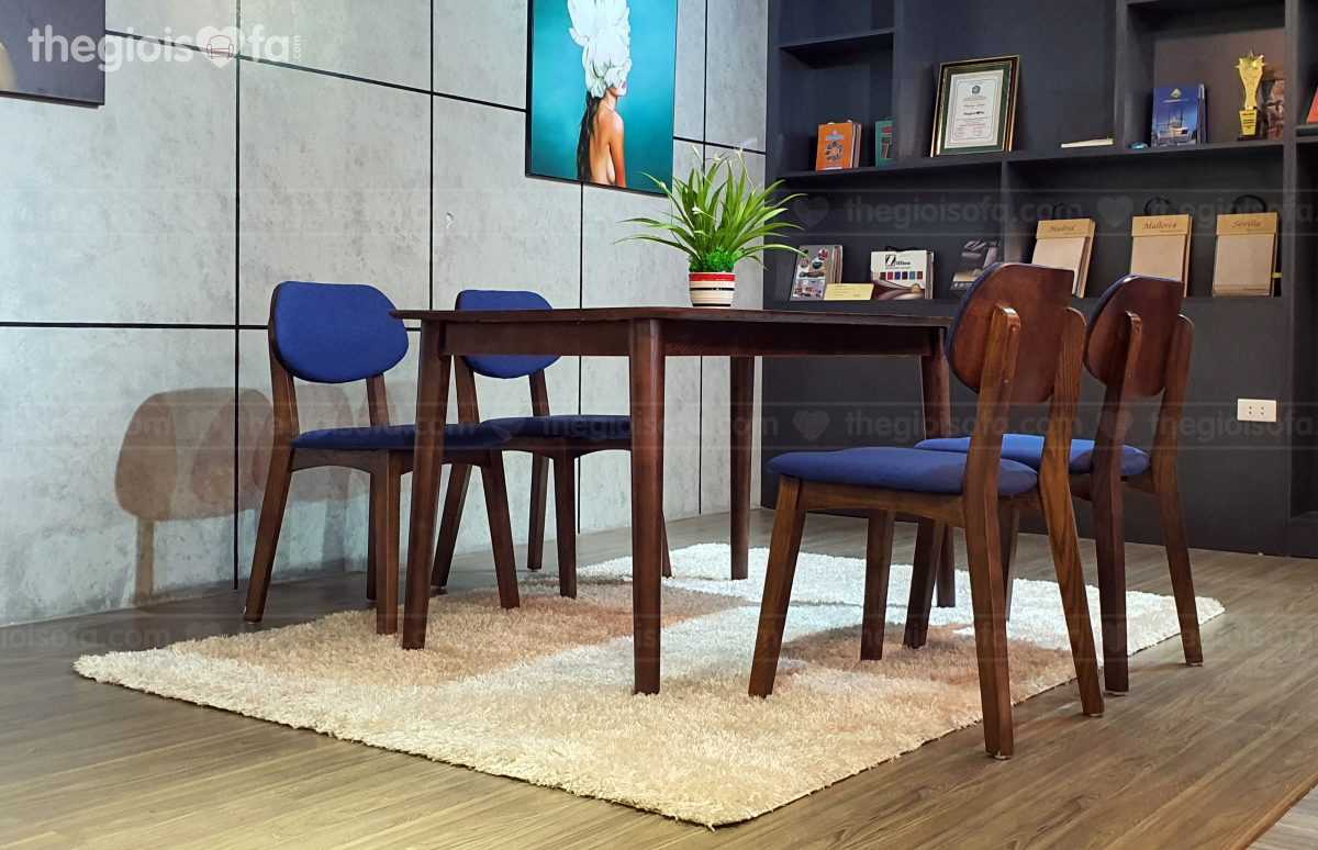 Bộ bàn ăn 4 ghế gỗ tần bì Value
