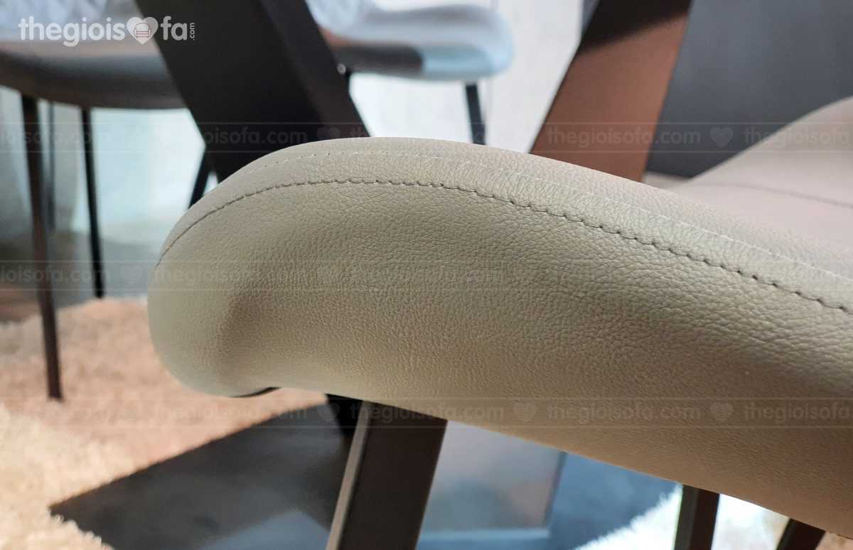 Bộ bàn ăn 6 ghế Carrera – Bàn mặt đá Ceramic, chân sắt tĩnh điện