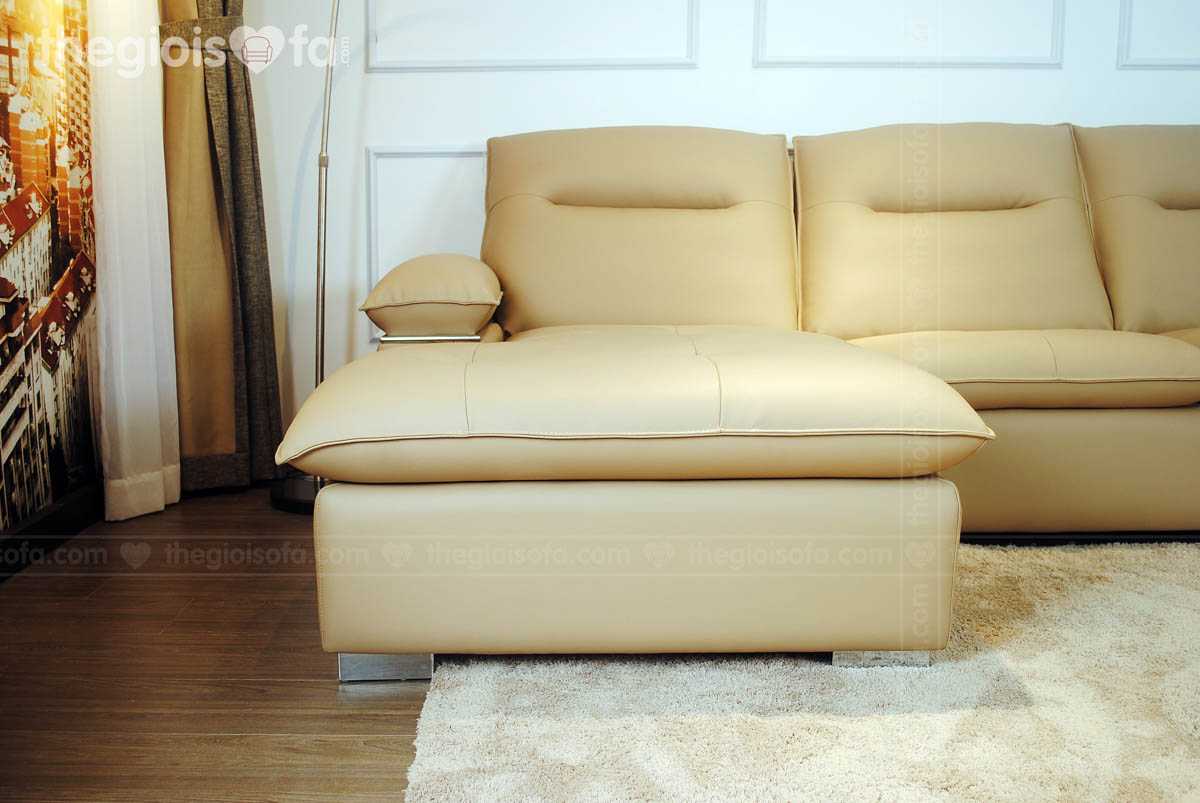 Ghế Sofa góc da phòng khách Renly