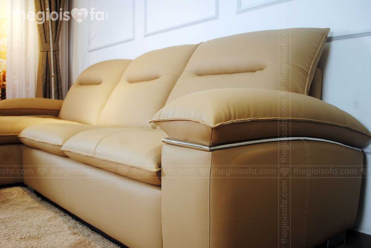 Ghế Sofa góc da phòng khách Renly