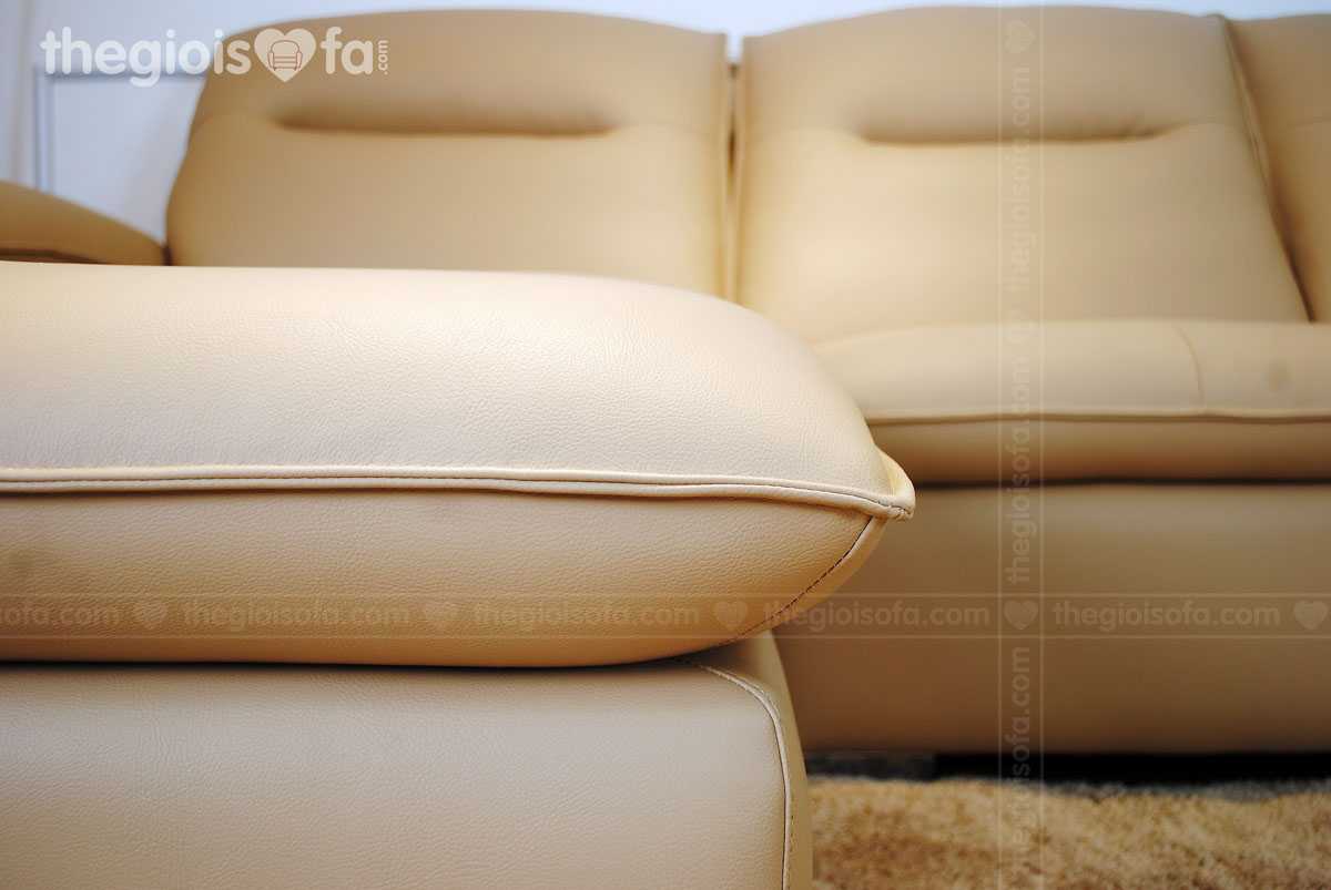 Ghế Sofa góc da phòng khách Renly
