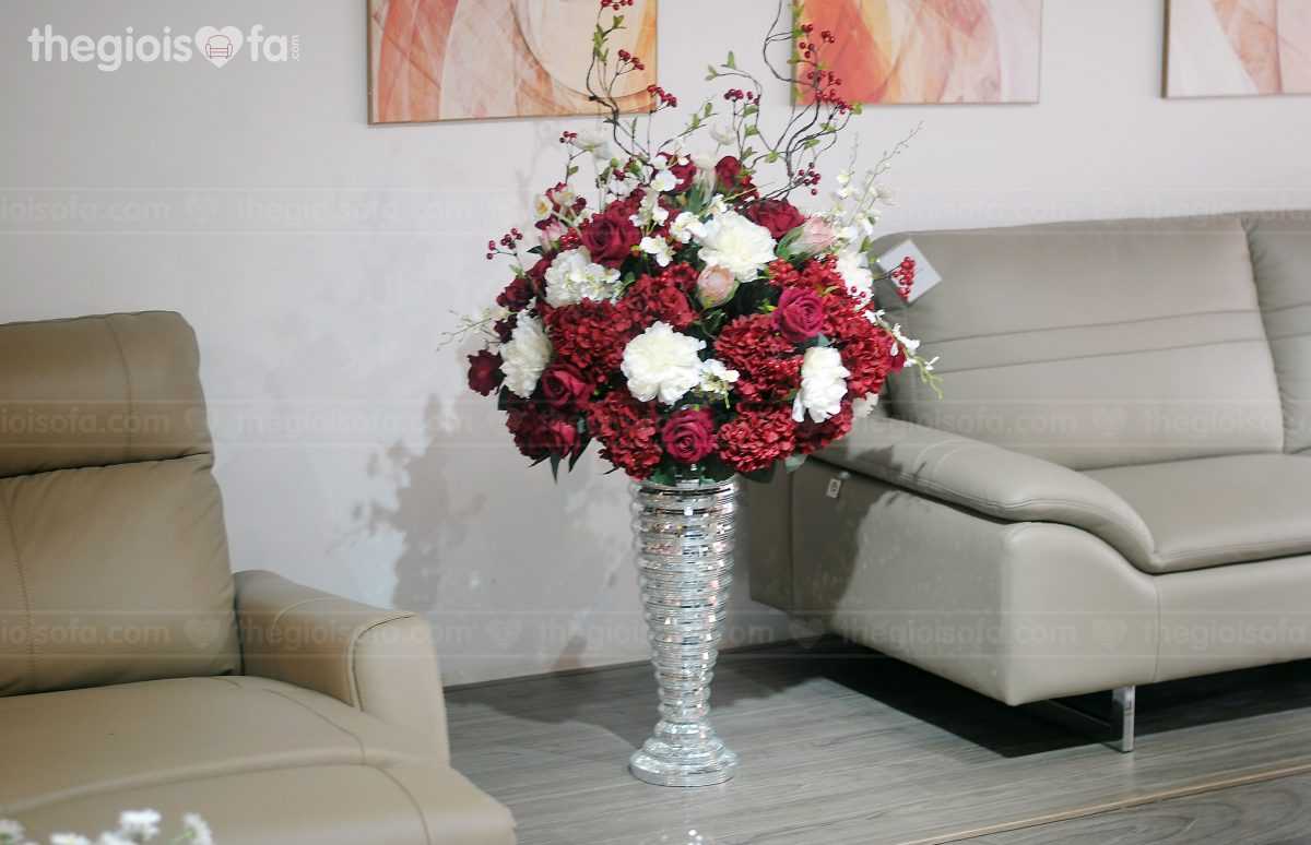 Red Peony (bình mẫu đơn đỏ) 1003