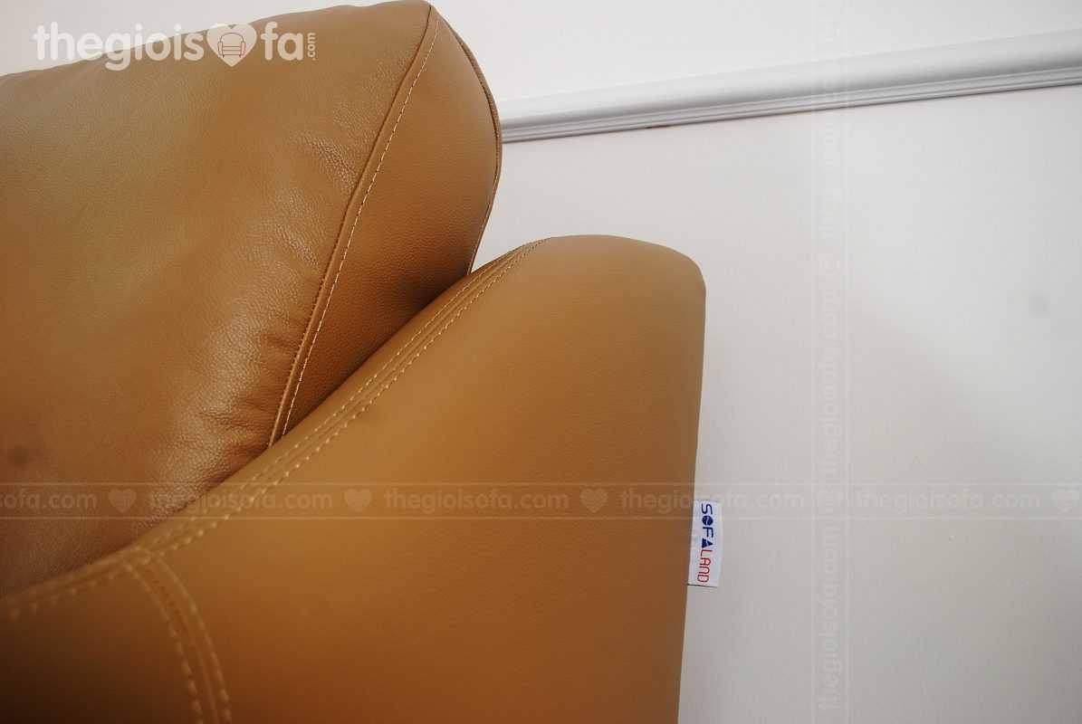 Ghế sofa văng da Thật Tiếp Xúc Romero (màu vàng)