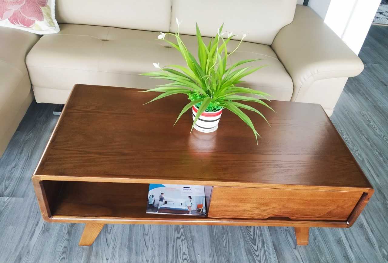 Bàn trà sofa chất liệu gỗ Kisper