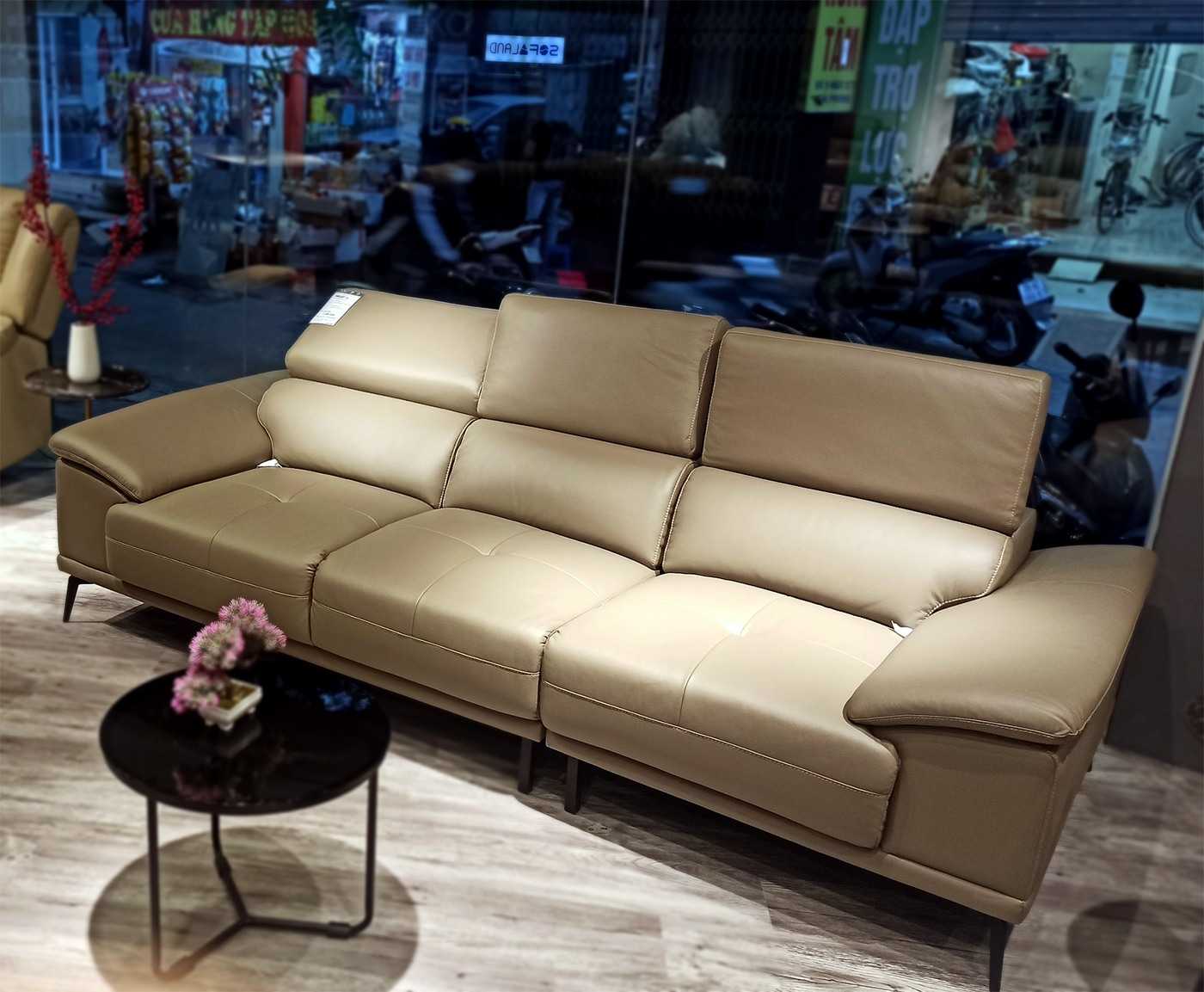 Ghế sofa da tiếp xúc Malaysia Muscat