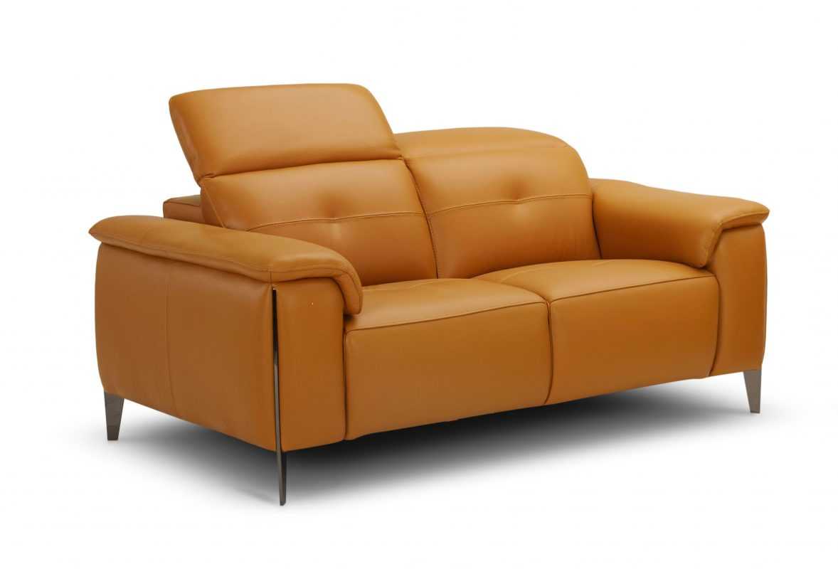 Sofa văng phòng khách da thật Kuka KM.5065