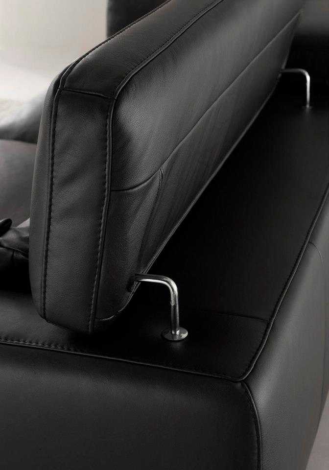 Bộ Sofa da bò nhập khẩu Italia – VENDOME (1 văng – 1 đôn)