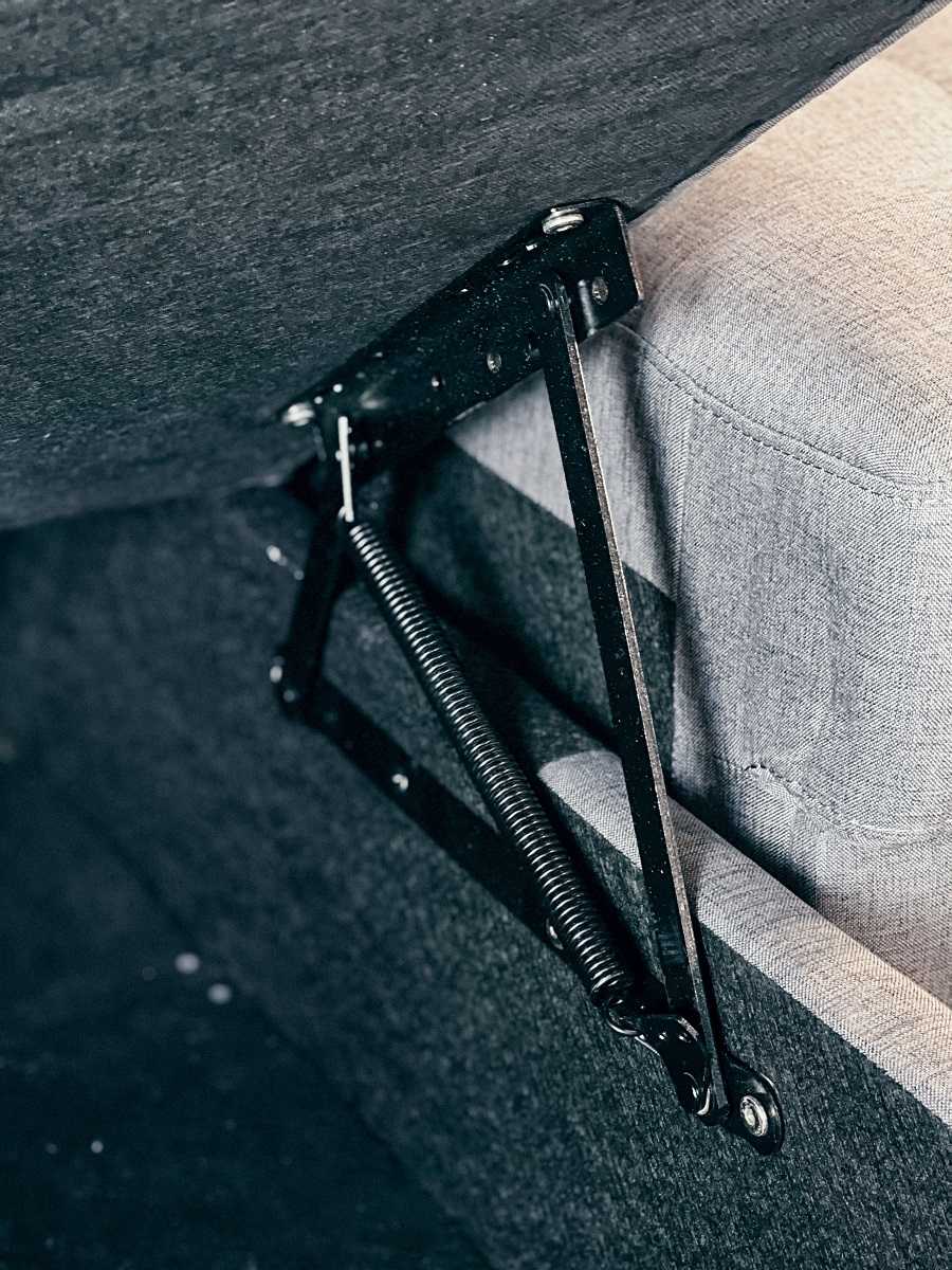 Sofa đa năng Sofaland Belissa nỉ màu ghi đậm