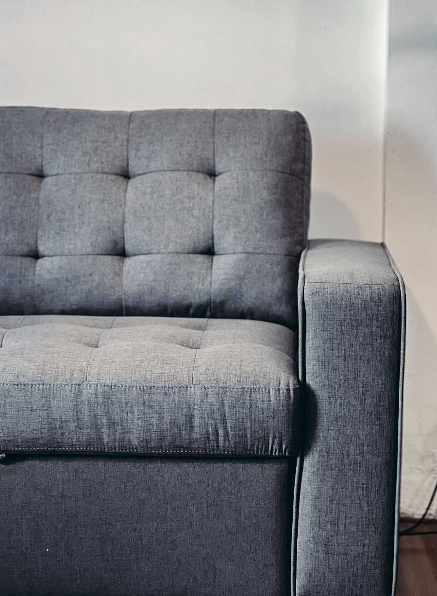 Sofa đa năng Sofaland Belissa nỉ màu ghi đậm