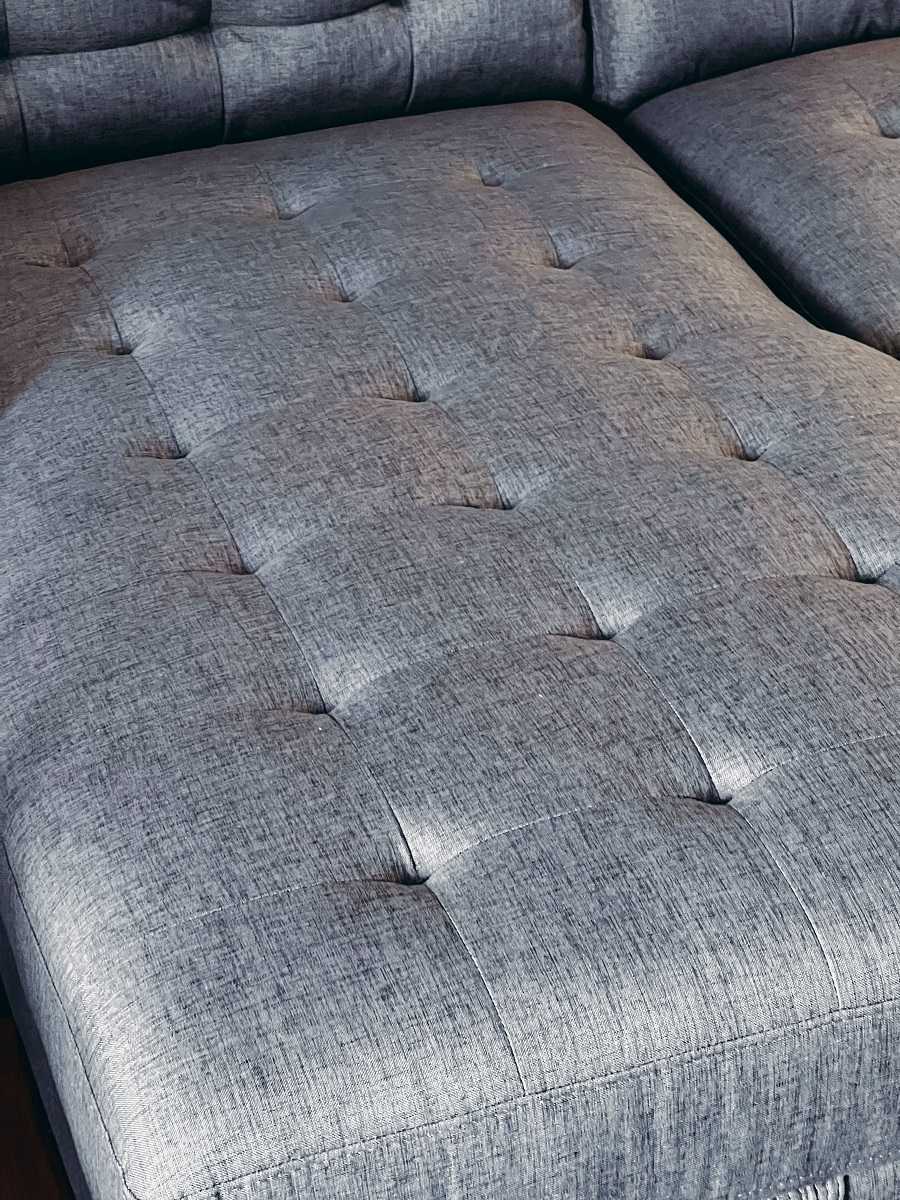 Sofa đa năng Sofaland Belissa nỉ màu ghi đậm