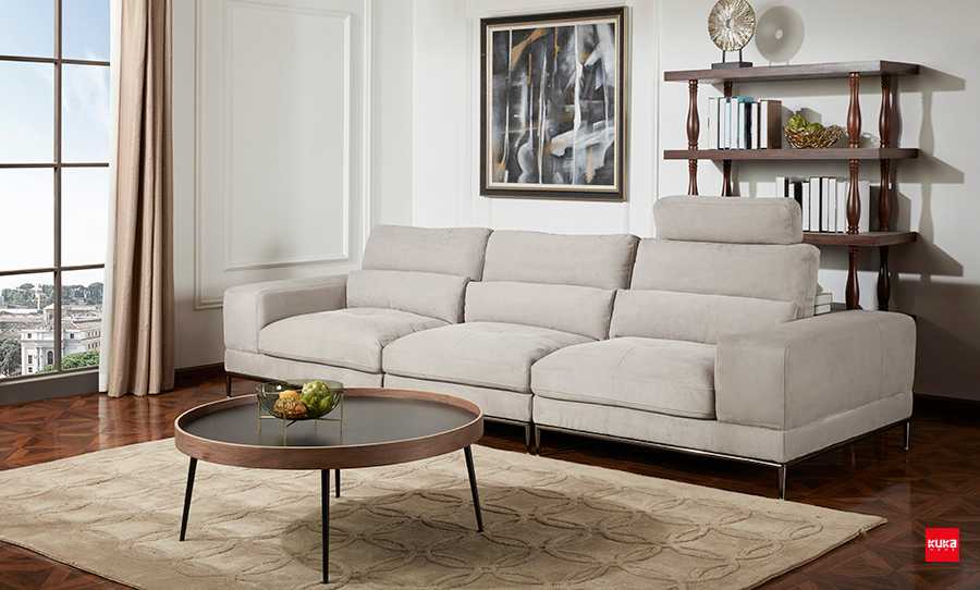 Sofa văng da thật Kuka 5309
