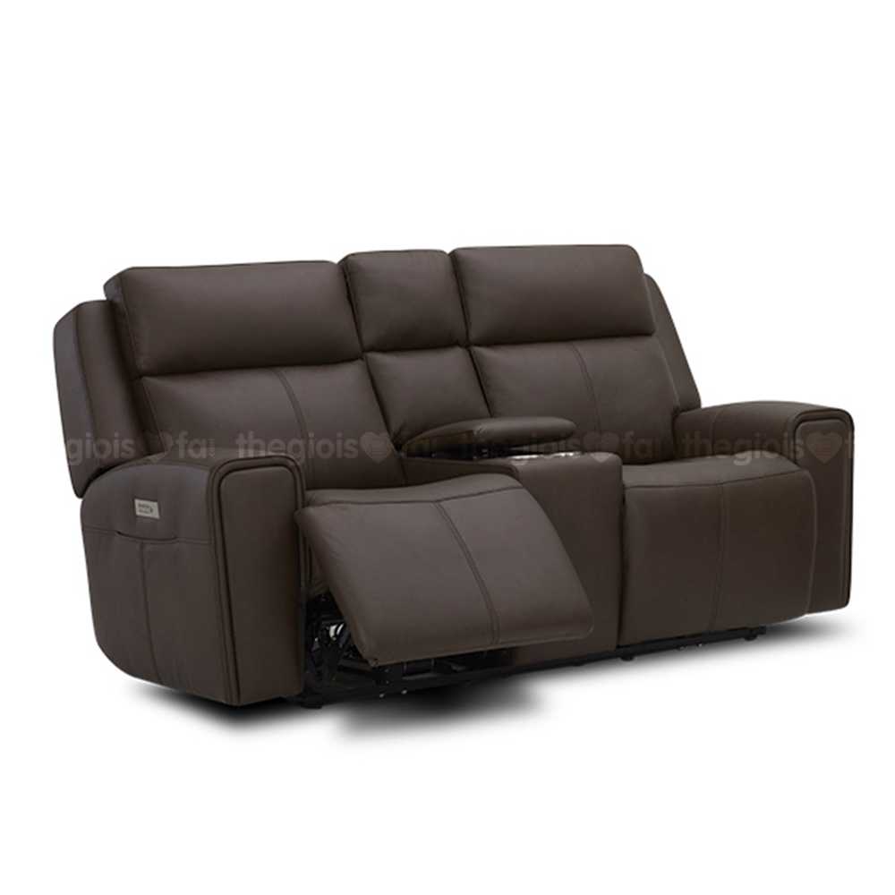 Sofa văng da điện Kuka KME.823 (có hộc đựng cốc)