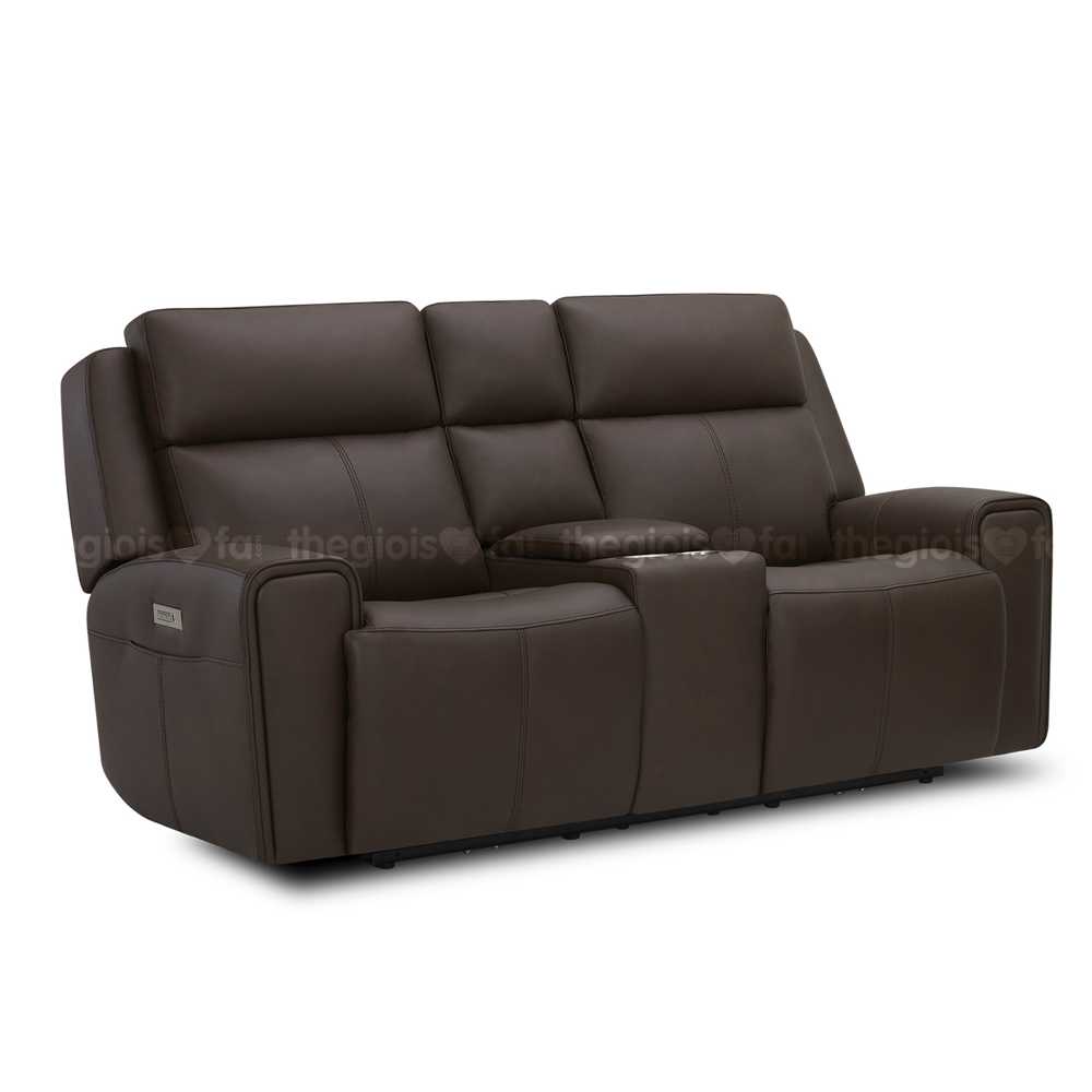 Sofa văng da điện Kuka KME.823 (có hộc đựng cốc)