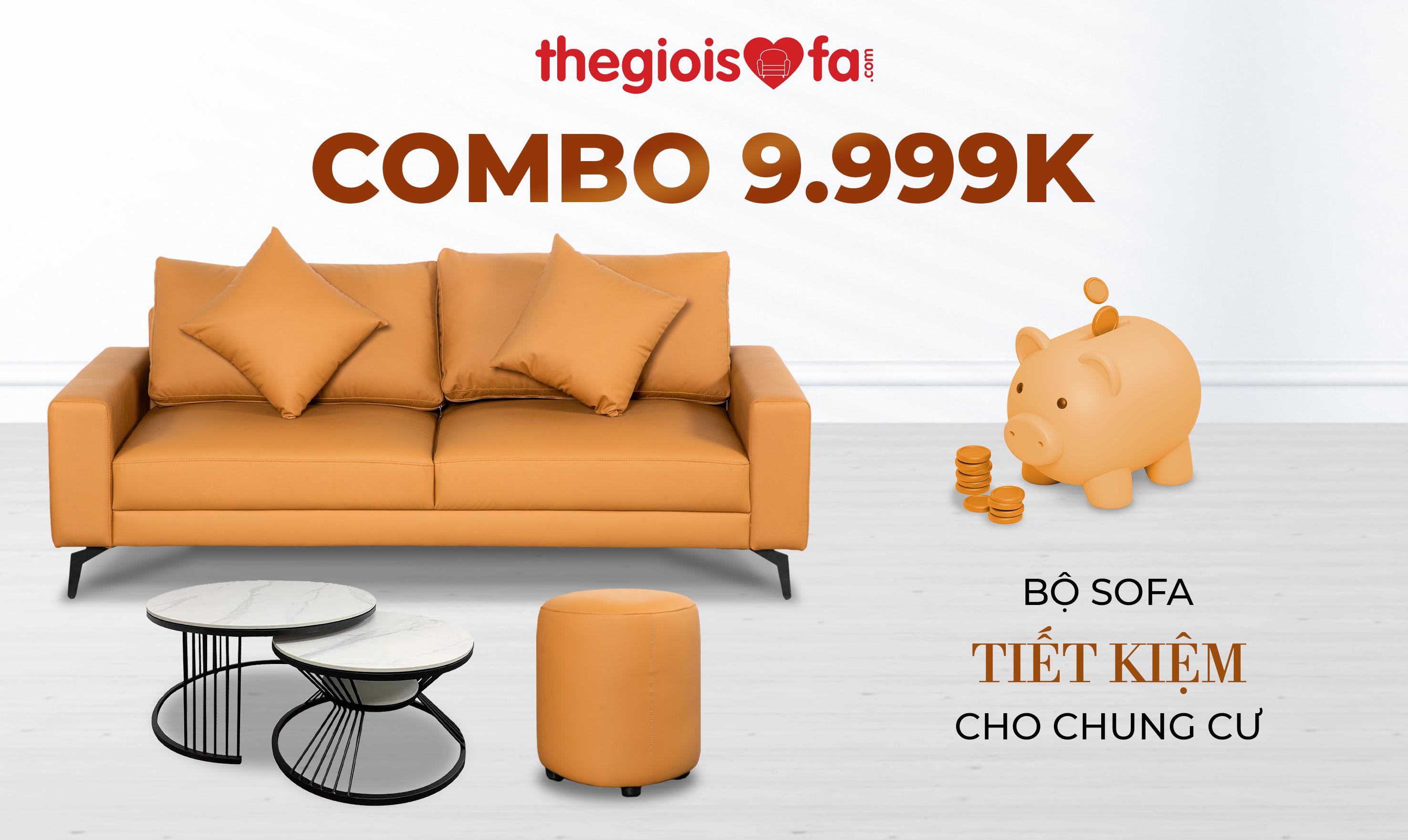 Bộ sofa tiết kiệm cho chung cư