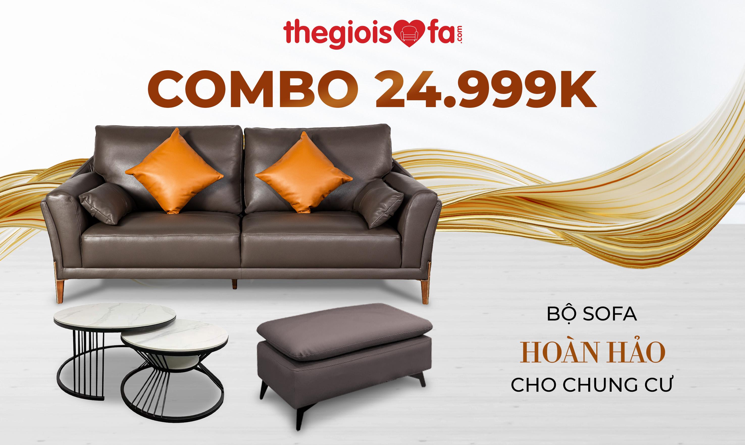 Bộ sofa hoàn hảo cho chung cư