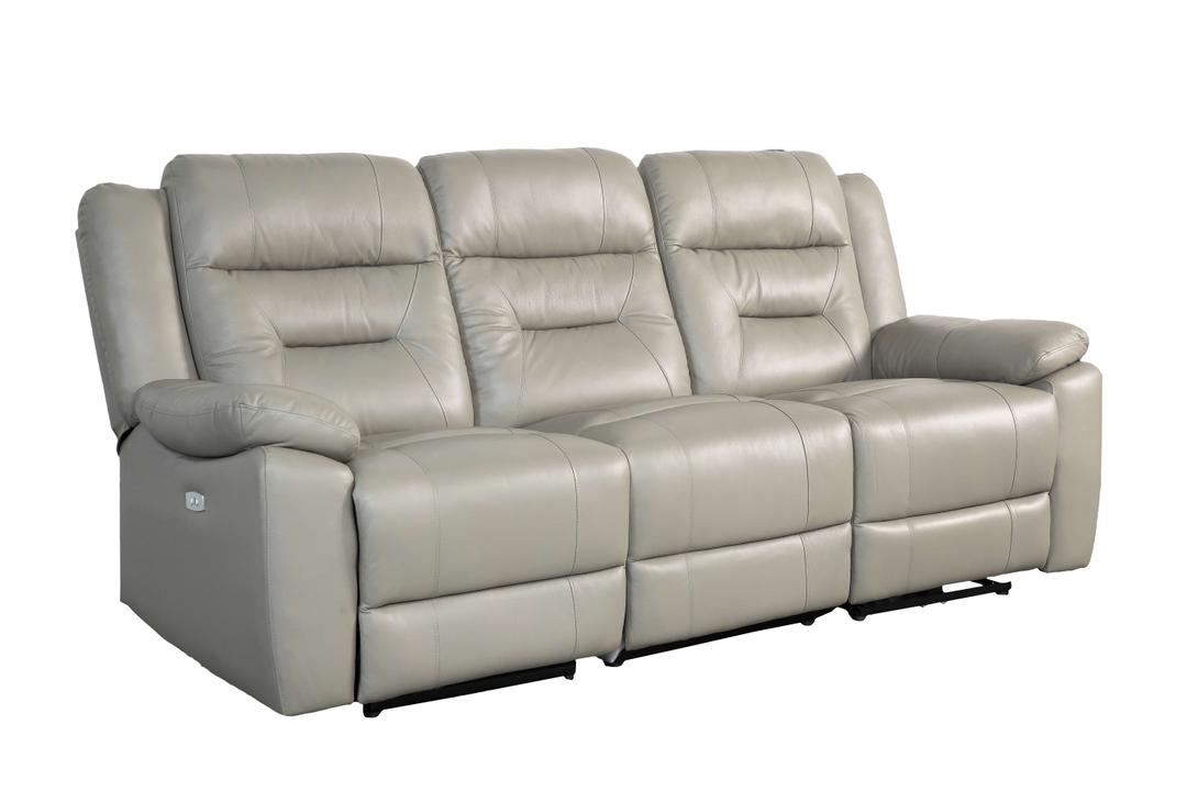 Sofa văng/băng Sofaland Rashford Da bò thật tiếp xúc Màu be 2200 x 900 x 1030