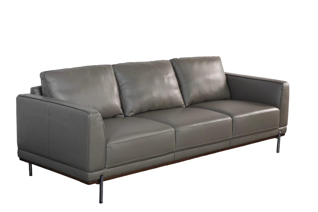 Sofa văng/băng kuka KF.151 Da thật(100%) Màu da bò 227x89x83