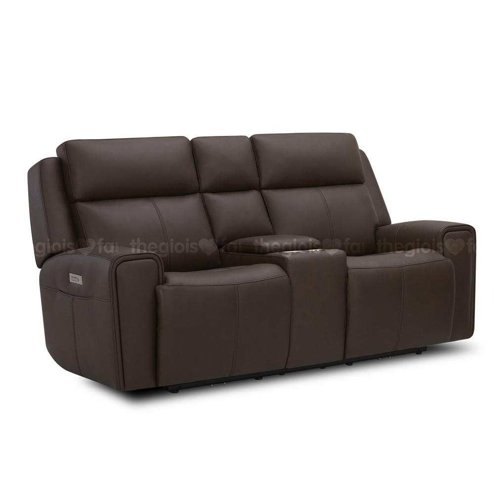 Sofa văng da điện Kuka KME.823 (có hộc đựng cốc)