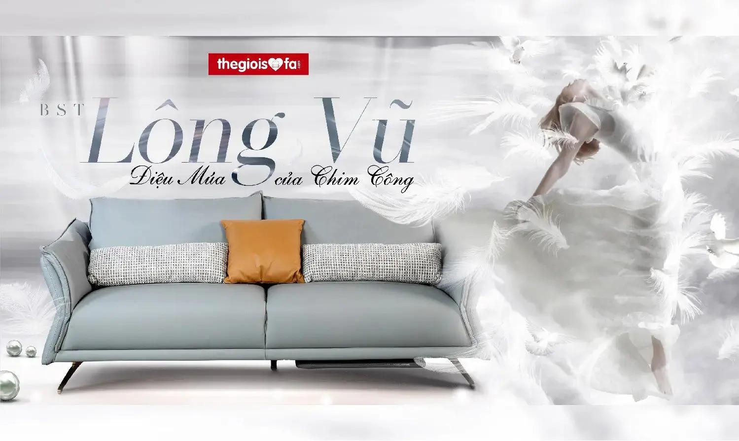 Bộ sưu tập Sofa Lông Vũ