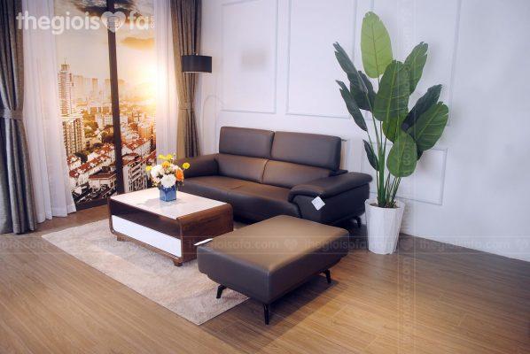 Sofa văng da chung cư Lyman cao cấp