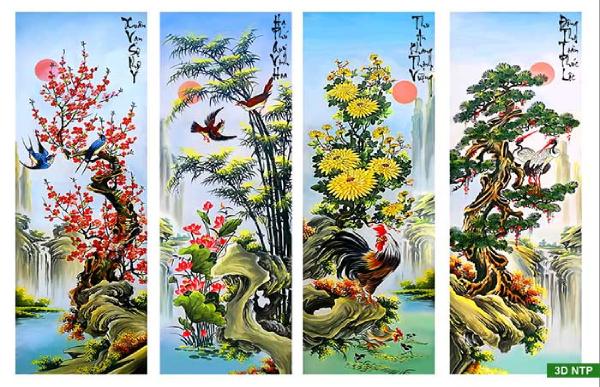 Tranh Tứ quý