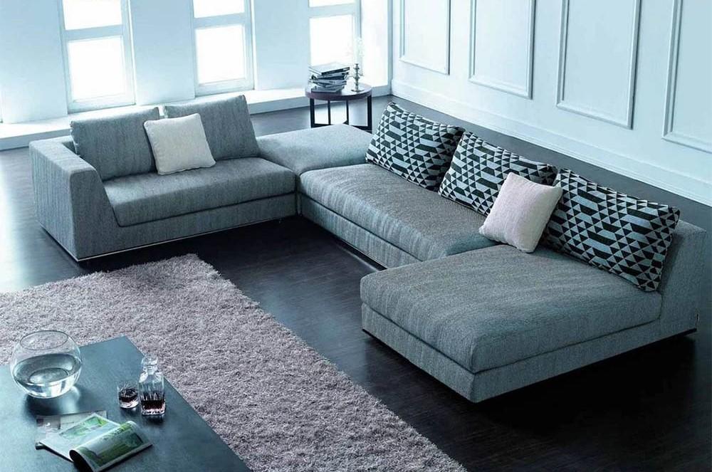 Bộ bàn ghế Sofa chữ U là lựa chọn hoàn hảo cho không gian phòng khách rộng lớn