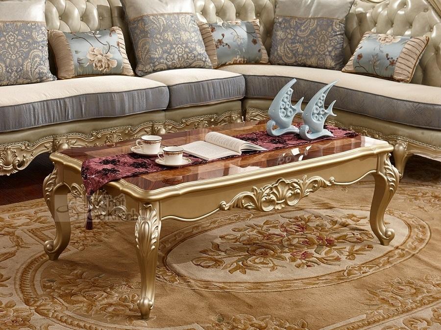 Bàn trà Tân Cổ Điển - Phụ kiện nội thất đi kèm với Sofa không thể thiếu