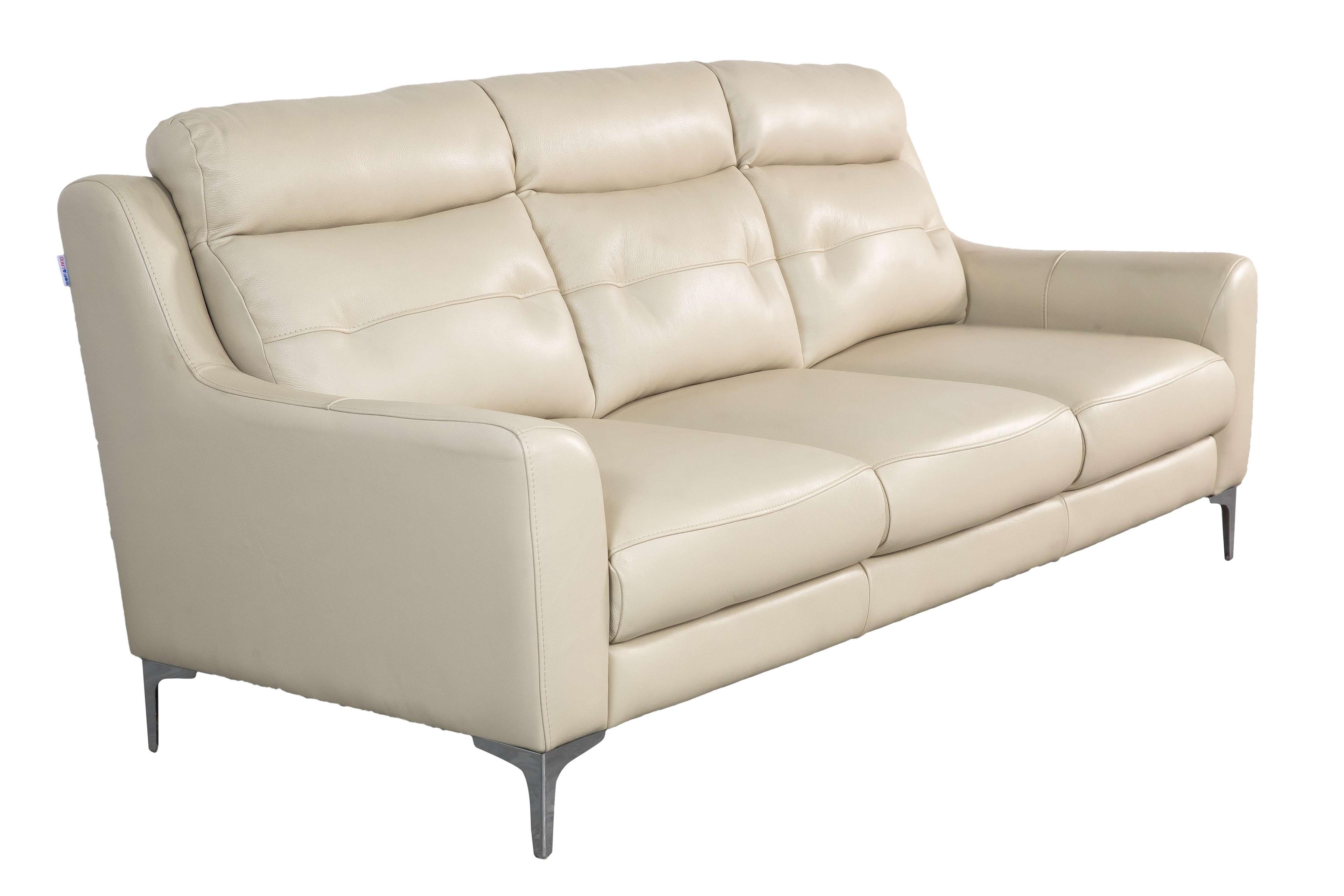 Sofa Văng Sofaland HILBERT da bò thật 100% màu be 160x91x95