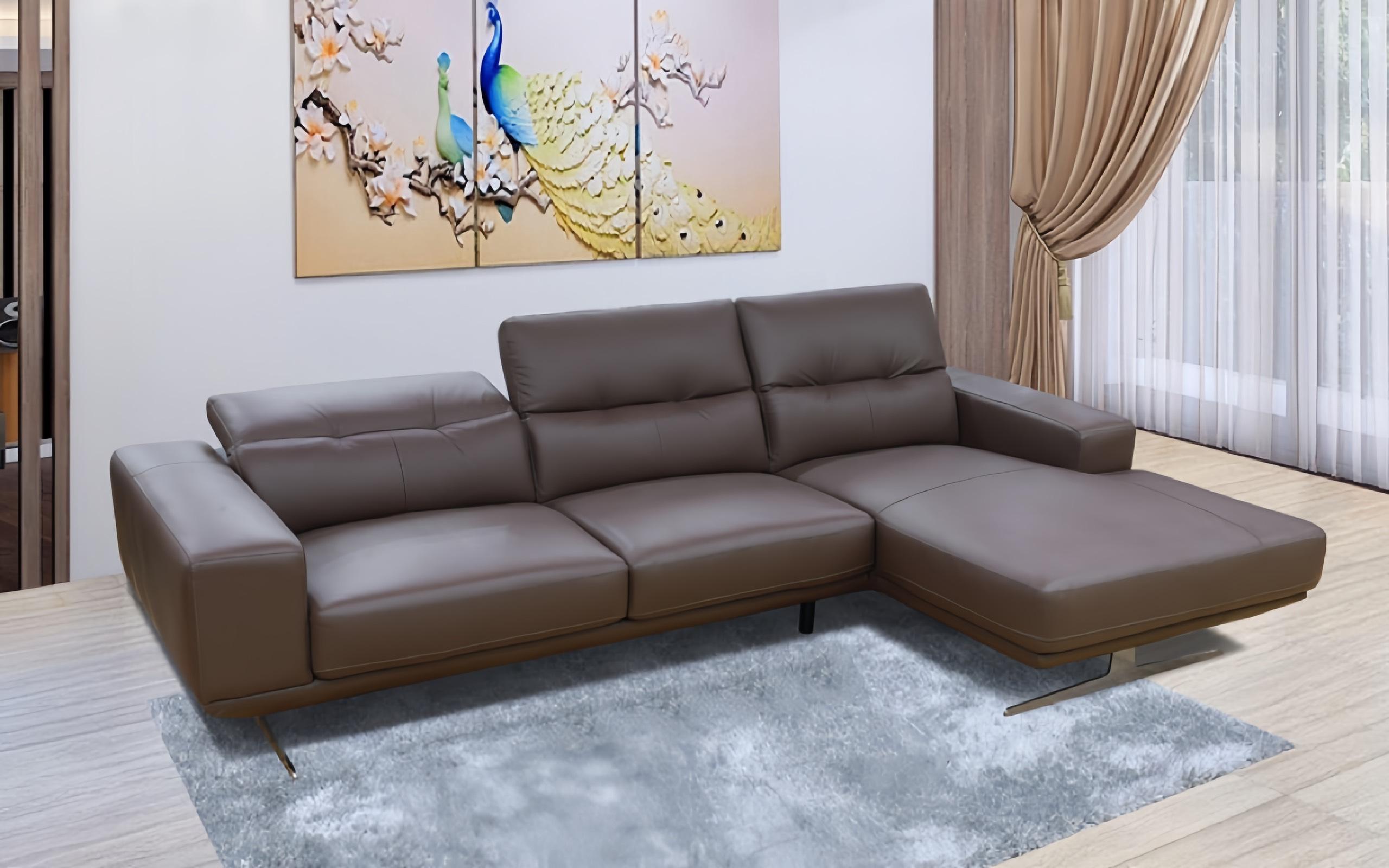 Sofa da cao cấp làm một loại ghế sofa được làm bằng da tự nhiên 
