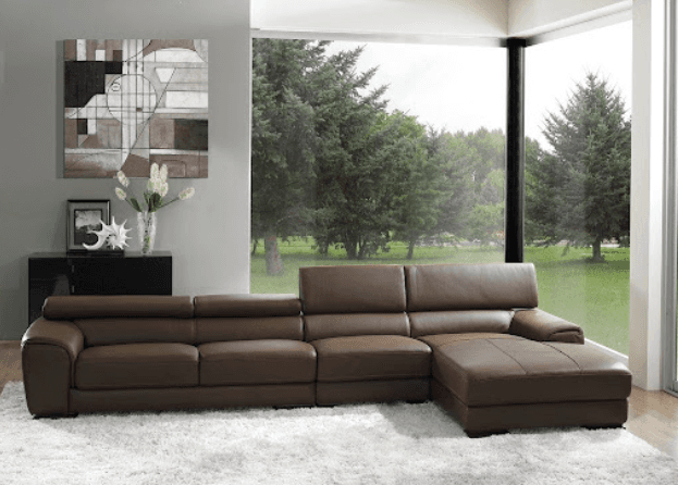 Dùng ghế sofa da thật thay thế ghế sofa công nghiệp là hoàn toàn có thể 