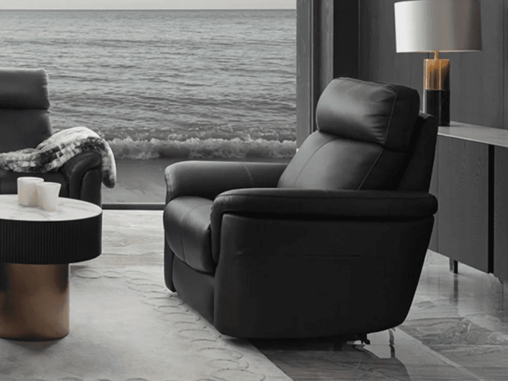 Cách kê sofa da đơn phòng ngủ đẹp nhất