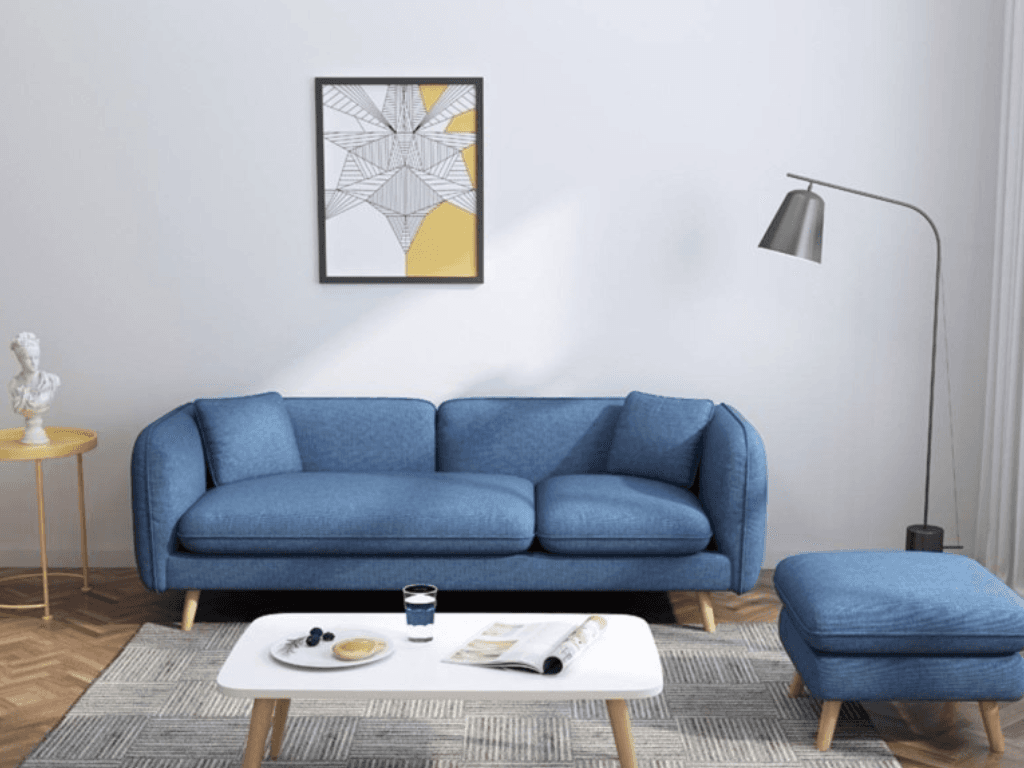  sofa phòng khách nhỏ thường được thiết kế để phù hợp với không gian nhỏ hoặc phòng khách vừa