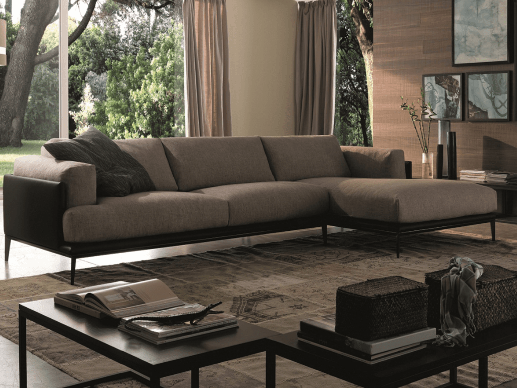 Gợi ý cách tạo điểm nhấn phòng khách với sofa nỉ