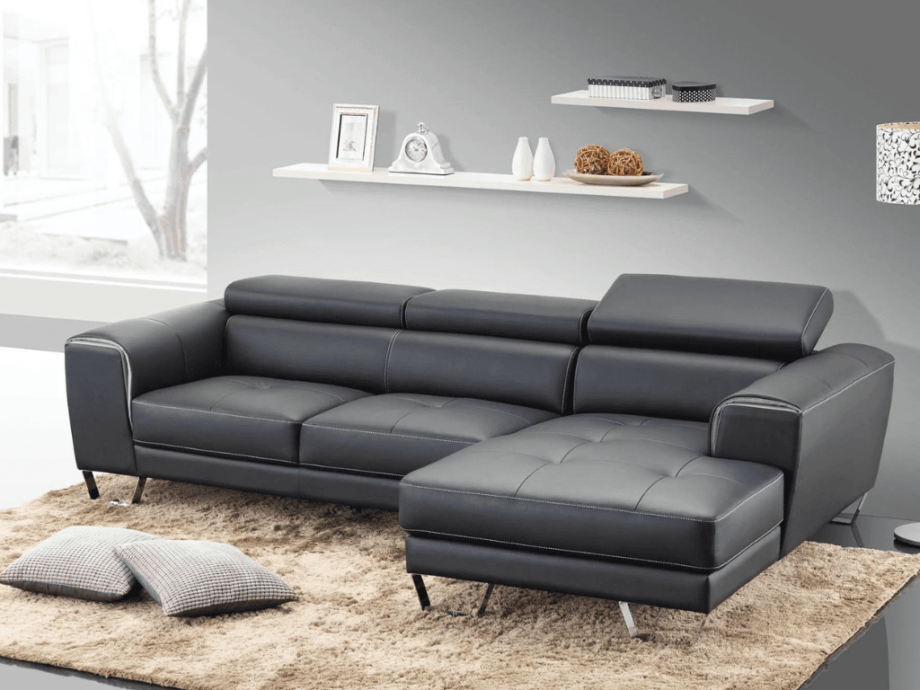 Vì là sofa chữ L nỉ nên hãy nhớ những nguyên tắc khi kê sofa chữ L 