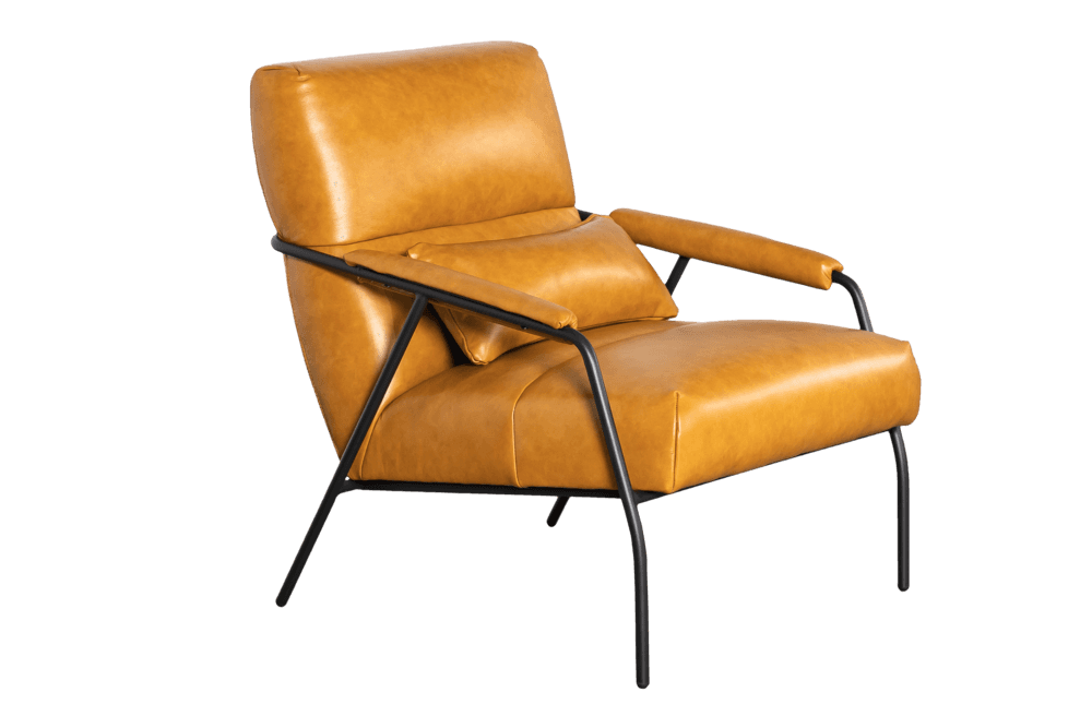 Ghế Sofa thư giãn Kuka KF.A096 Da bò thật tiếp xúc Màu da bò 96x89x93